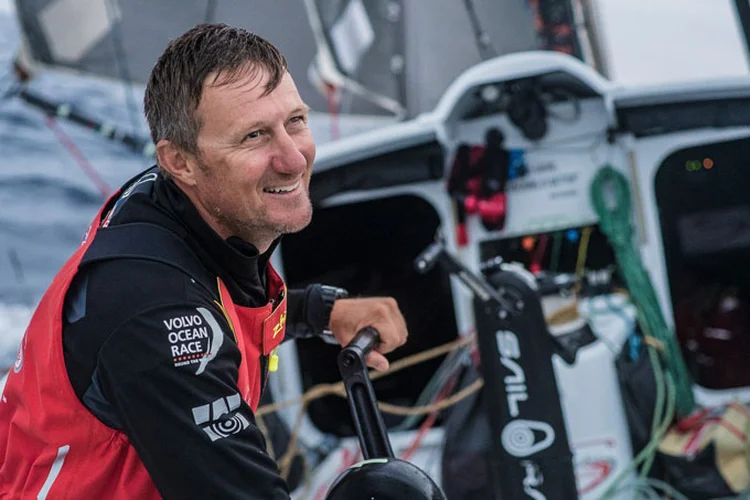 John Fisher: em tom de luto, o dirigente disse que o britânico está perdido no mar e enviou "sinceras condolências à família" (Volvo Ocean Race/Divulgação)