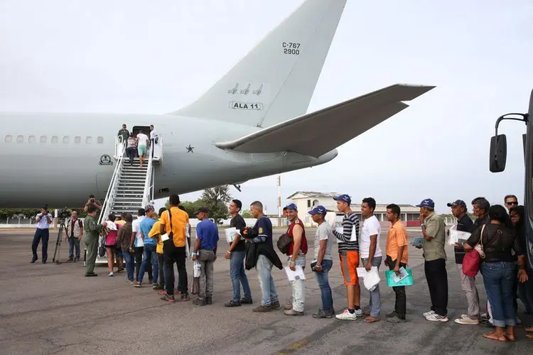 Venezuelanos: os refugiados serão abrigados em São Paulo e Cuiabá, inicialmente (Antônio Cruz/Agência Brasil)