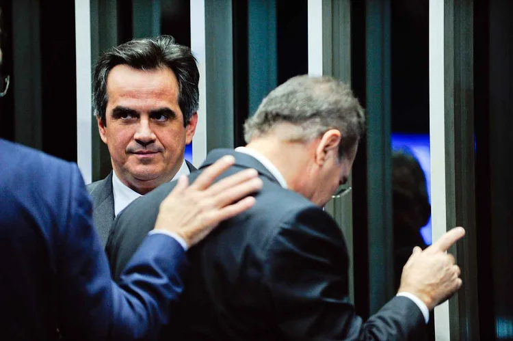 Ciro Nogueira: o senador foi alvo de busca e apreensão em seu gabinete no Congresso e endereço pessoal (Marcos Oliveira/Agência Senado)