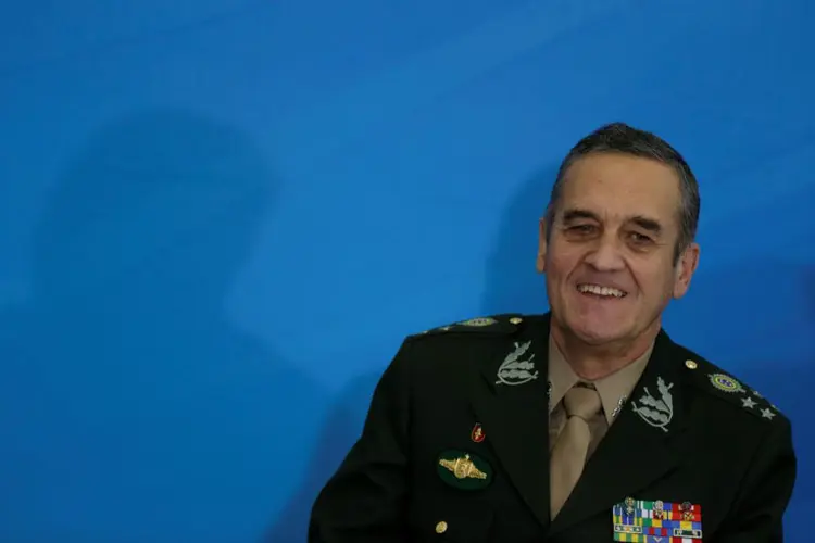 Comandante do Exército, general Eduardo Villas Bôas, durante cerimônia no Palácio do Planalto, em Brasília 06/04/2017 (Ueslei Marcelino/Reuters)