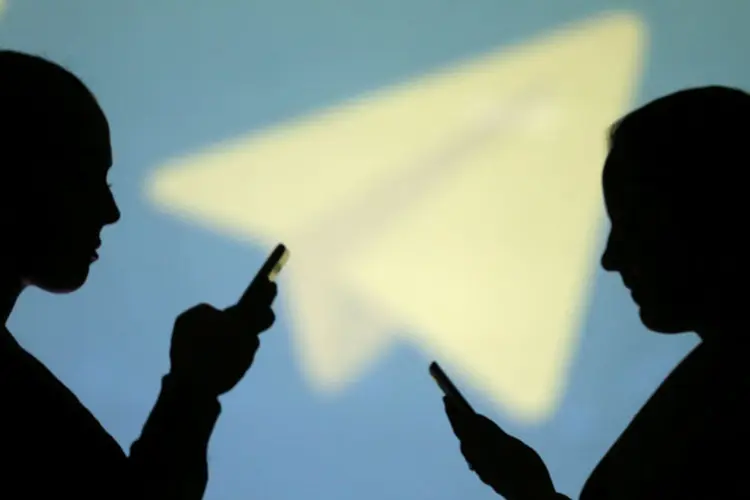 Telegram: quem utilizar VPN ou proxy para tentar burlar o bloqueio ao aplicativo no Brasil está sujeito a uma multa de até 100 mil reais. (Dado Ruvic/Reuters)