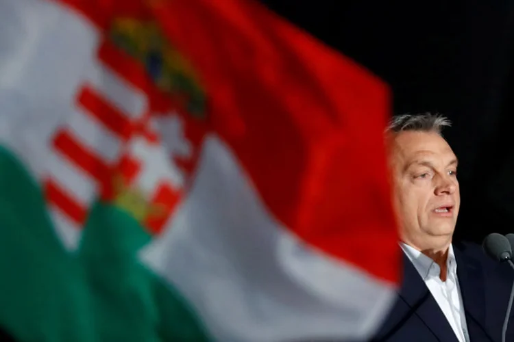 Hungria: país elegeu Viktor Orban para o cargo de primeiro-ministro pela terceira vez nas eleições de domingo (Leonhard Foeger/Reuters)