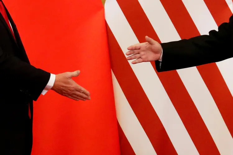 Guerra comercial: enquanto Washington e Pequim se enfrentam em uma disputa comercial, os exportadores chineses estão demonstrando preocupação com um agravamento (Damir Sagolj/Reuters)