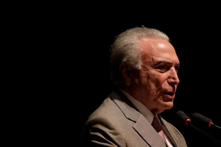Michel Temer: presidente se disse vítima de uma "perseguição criminosa disfarçada de investigação" (Ricardo Moraes/Reuters)