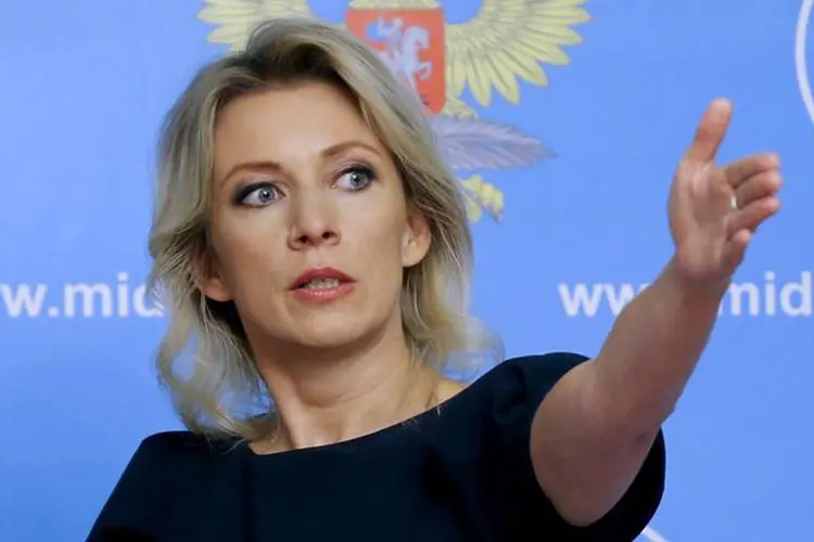 Maria Zakharova: porta-voz do Ministério de Relações Exteriores da Rússia pediu nesta quarta-feira que Washington destrua suas próprias armas químicas (Maxim Shemetov/Reuters)
