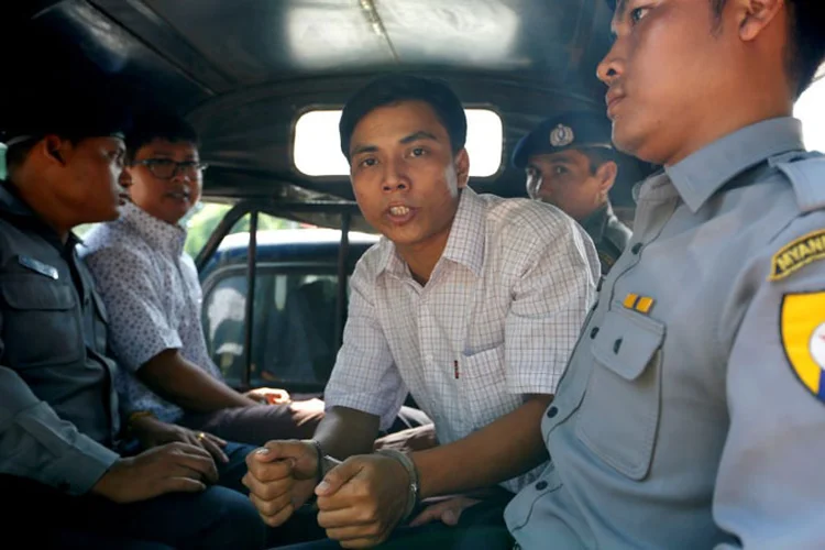 Mianmar: chefe de polícia de Mianmar ordenou que agentes “emboscassem” um repórter da Reuters que acabou preso em dezembro (Ann Wang/Reuters)