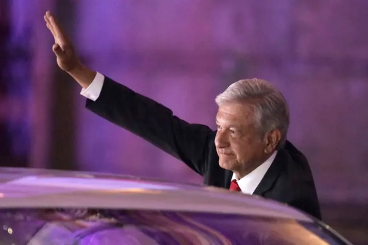 Andrés Manuel López Obrador: líder das pesquisas, entre vários candidatos à eleição presidencial de 1º de julho no México, foi alvo de ataques (Henry Romero/Reuters)