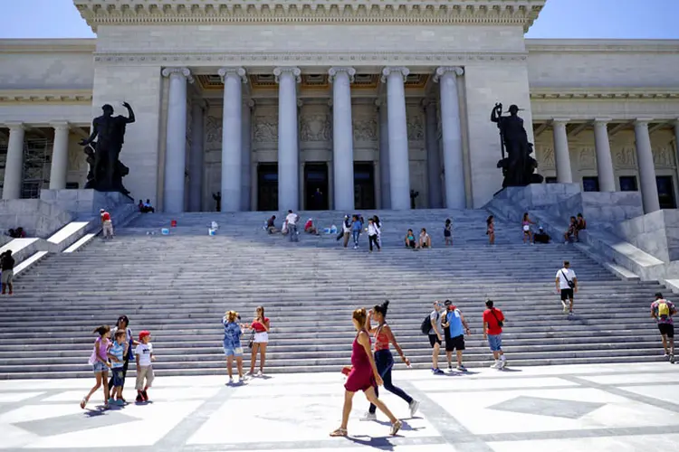 Cuba: queda acentuada no número de visitantes norte-americanos contribuiu para um recuo de 7% no número de visitantes estrangeiros na ilha (Alexandre Meneghini/Reuters)