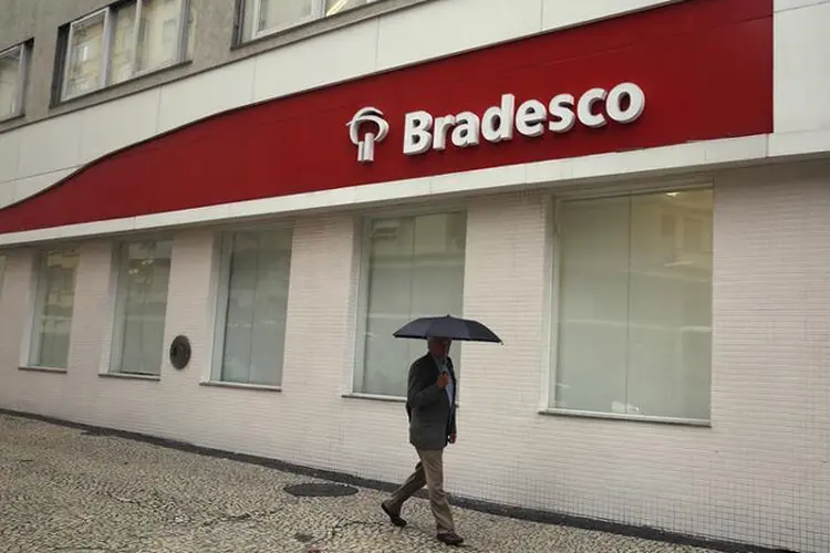 Bradesco: banco anunciou nesta quinta-feira que teve lucro líquido recorrente de 5,102 bilhões de reais no primeiro trimestre (Pilar Olivares/Reuters)