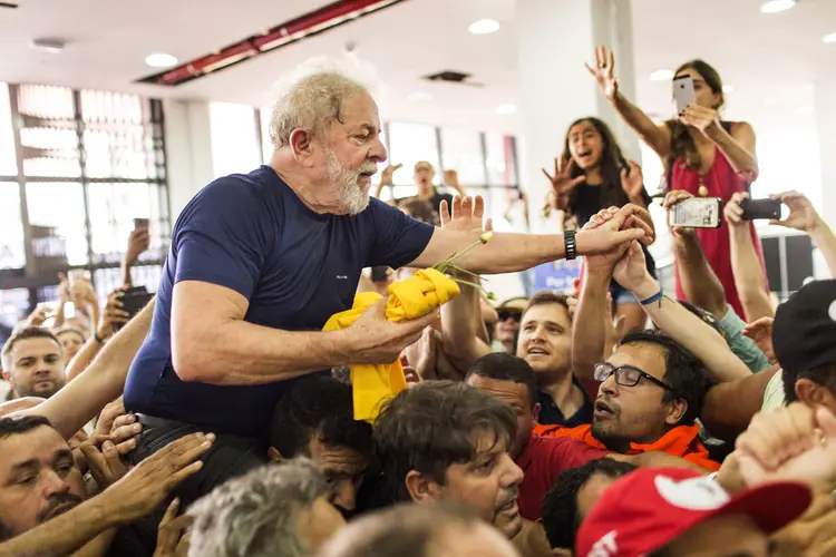 Lula: segundo o despacho, o petista só poderá ter acesso as conversas que "lhe digam respeito, direta ou indiretamente" (Rodrigo Capote/Bloomberg)