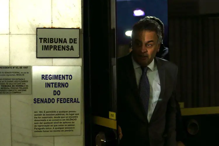 Imagem de arquivo de Aécio Neves: alvo de mais investigações da Polícia Federal (Fabio Rodrigues Pozzebom/Agência Brasil)