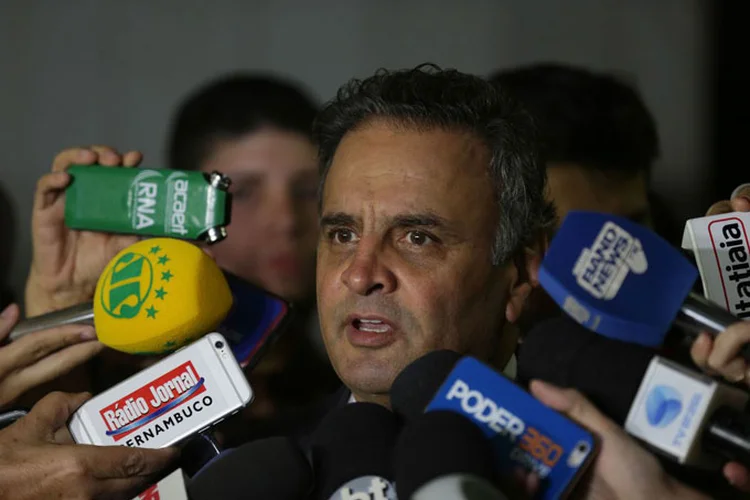 Aécio: nesta terça-feira, o STF decidiu tornar o político réu por corrupção (Fabio Rodrigues Pozzebom/Agência Brasil)