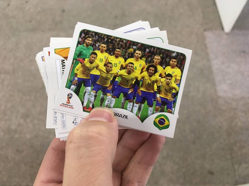 App faz delivery de figurinhas da Copa do Mundo
