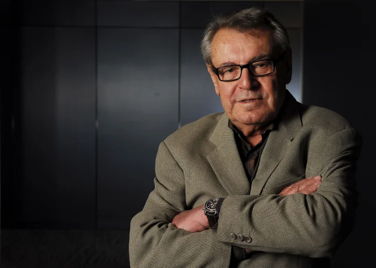 Milos Forman: cineasta recebeu o Oscar por "Um estranho no ninho" e "Amadeus" (ANDREW BURTON/Bloomberg/Bloomberg)