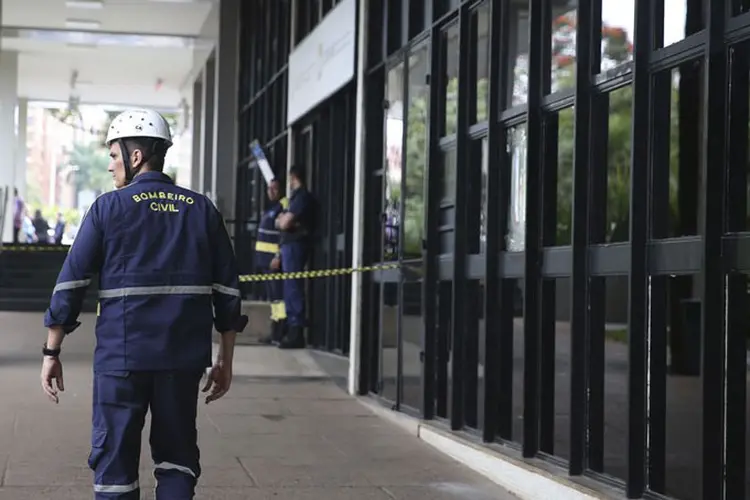 DF: alguns prédios em Brasília foram evacuados (José Cruz/Agência Brasil)