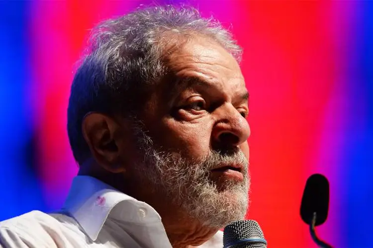 Lula: caso do sítio representa a terceira denúncia contra ex-presidente no âmbito da Operação Lava Jato (Andressa Anholete/AFP)