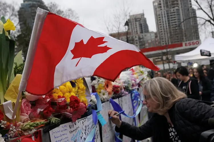 Toronto: o homem se revelou simpatizante do autor de um ataque a tiros que deixou seis mortos em Isla Vista, na Califórnia, Estados Unidos, em 2014 (Carlo Allegri/Reuters)