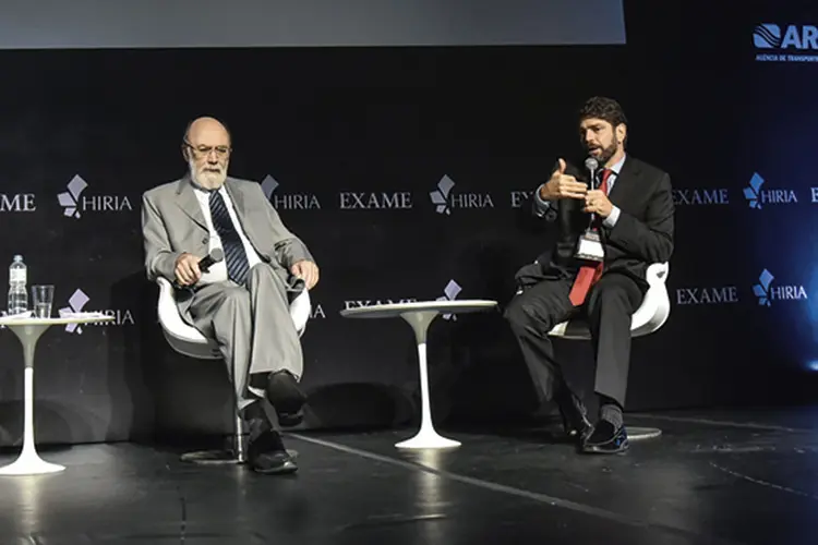 Bolívar Lamounier e Ricardo Sennes: debatera sobre o cenário do país no EXAME Fórum PPPs e Concessões (Flavio Santana/Exame)