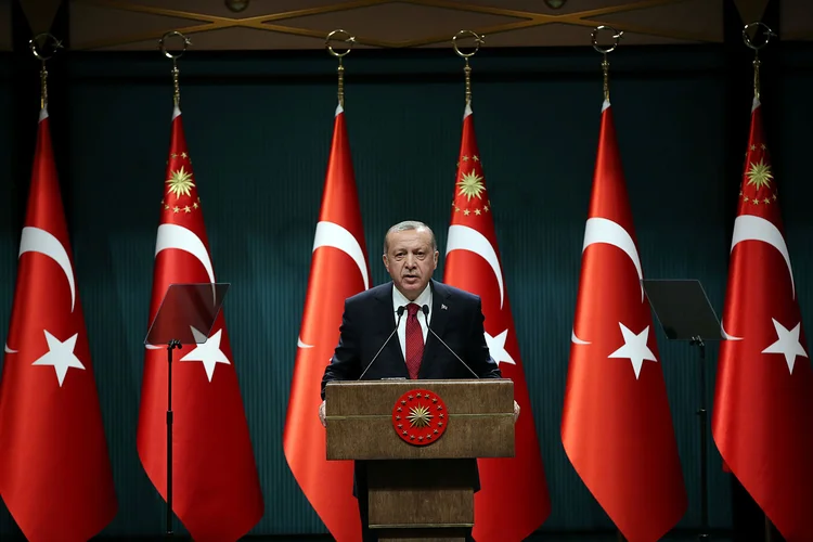 Erdogan: as eleições turcas estavam previstas para o final de 2019 (Murat Cetinmuhurdar/Presidential Palace/Reuters)