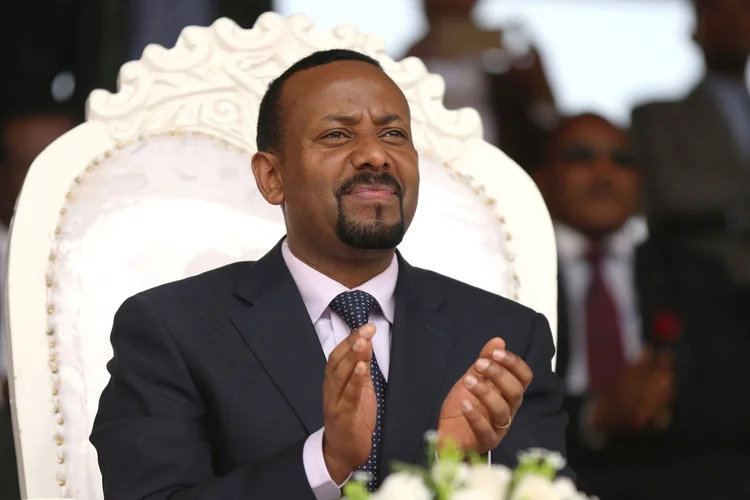 O primeiro-ministro da Etiópia, Abiy Ahmed (Tiksa Negeri/Reuters)