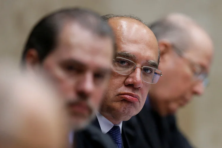 Gilmar Mendes: o ministro defendeu um debate no STF sobre a prisão após a 2ª instância (Adriano Machado/Reuters)