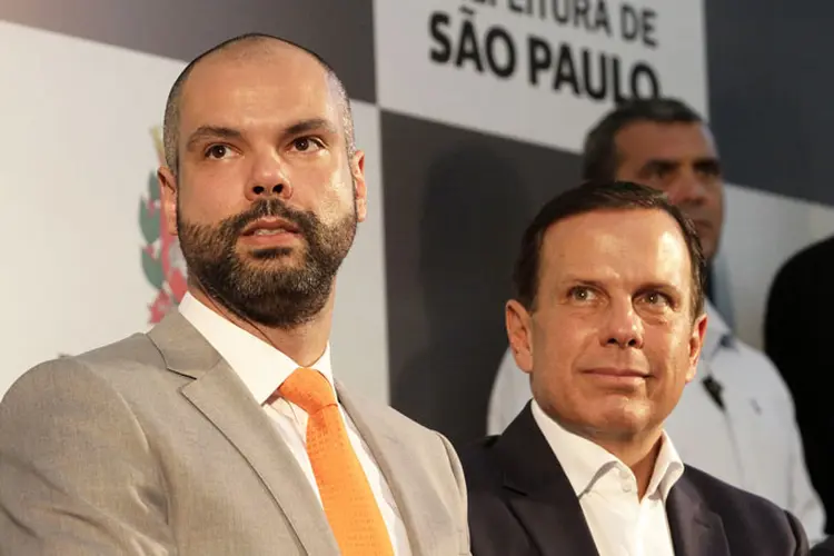 Doria: governador negou que o pacote de ajuda à Covas tivesse a intenção de ajudar a reeleição do prefeito (Prefeitura de SP/Divulgação)