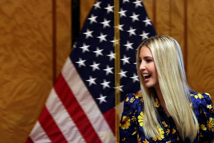 Ivanka: o presidente dos EUA não vai comparecer ao encontro, mas enviou sua filha e seu discurso em defesa das mulheres (Marcos Brindicci/Reuters)