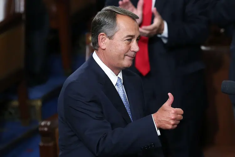 John Boehner: durante os quatro anos que esteve na Câmara dos EUA, o político era contra a legalização da maconha (Win McNamee/Getty Images)