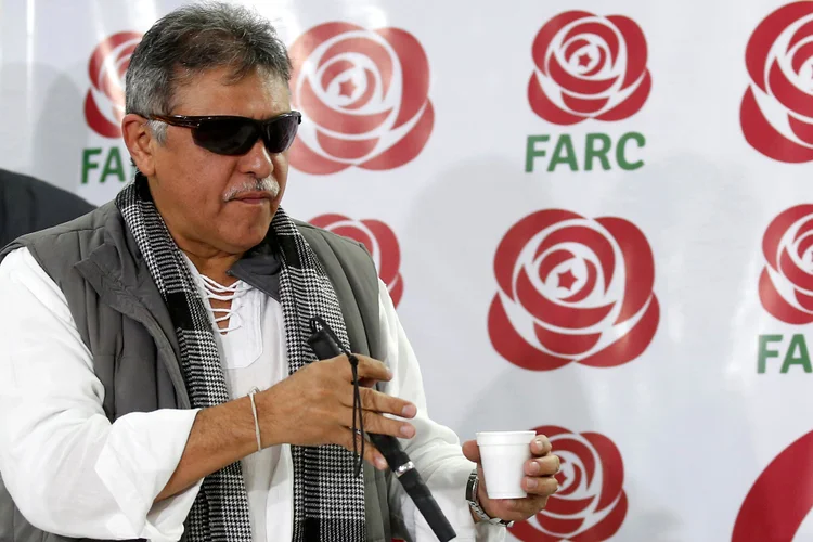 Santrich: partido diz que acordo de paz que assinou em novembro de 2016 está em "seu ponto mais crítico" após prisão (Jaime Saldarriaga/Reuters)