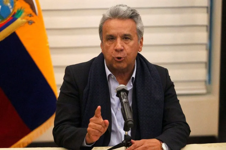 Moreno: Lei contestada pelo presidente do Equador ampliou os controles sobre a imprensa e redistribuiu frequências de rádio e TV (Daniel Tapia/Reuters)