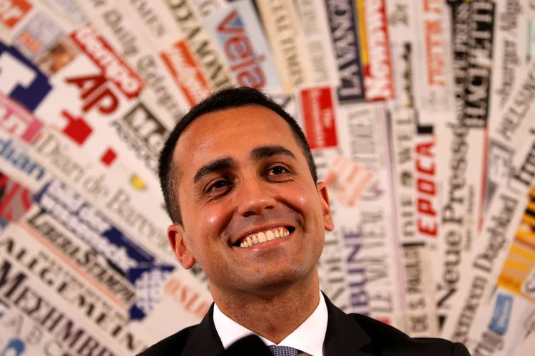 Luigi Di Maio: o candidato defendeu novas eleições gerais em junho e pediu apoio à Liga Norte (Tony Gentile/Reuters)