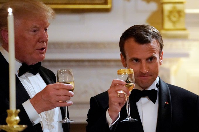 Trump e Macron querem um novo acordo nuclear com o Irã