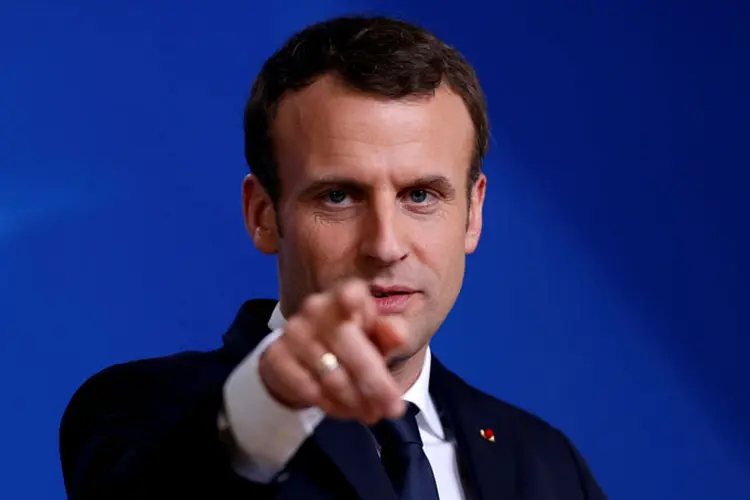Macron: as críticas ao presidente francês vieram de todos os lados (Francois Lenoir/Reuters)