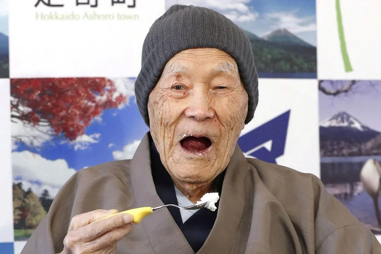 Guinness World Records: Masazo Nonaka nasceu em 25 de julho de 1905 (Mandatory credit Kyodo/Reuters)