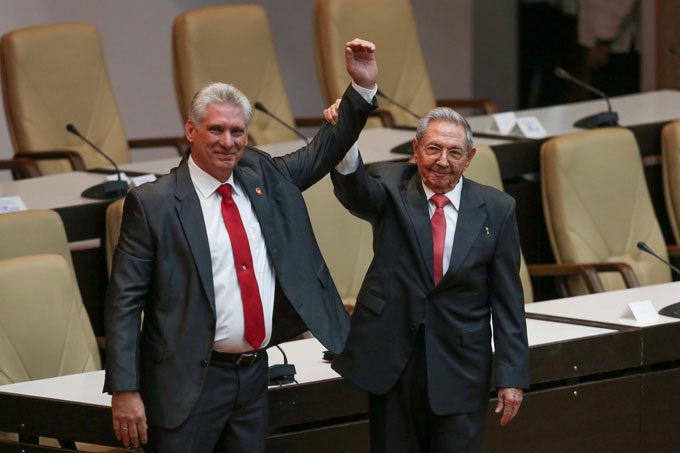 Díaz-Canel: para a OEA, a eleição do sucessor de Raúl Castro por parte da Assembleia Nacional "se dá sem a livre expressão do povo cubano" (Alexandre Meneghini/Reuters)