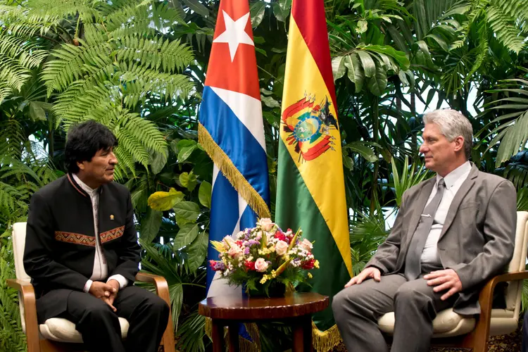 Evo Morales: presidente boliviano afirmou que que compartilhar novas oportunidades e trabalho com Cuba (Ramon Espinosa/Reuters)