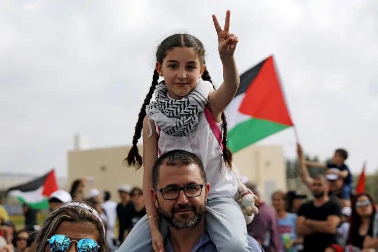 Israel: a data de fundação do Estado de Israel é chamada de catástrofe pelos palestinos (Ammar Awad/Reuters)