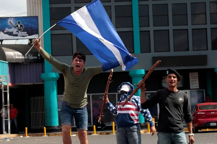 Nicarágua: a Conferência Episcopal da Nicarágua (CEN) acontece após quase um mês de protestos contra o governo (Oswaldo Rivas/Reuters)