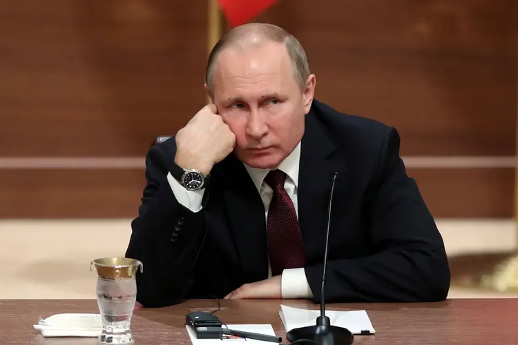 Putin: o governo russo não sabe de onde as acusações partiram (Umit Bektas/Reuters)
