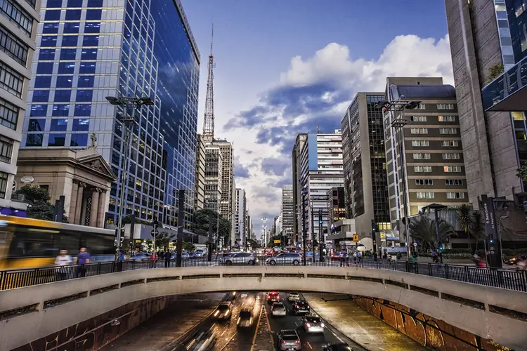 Avenida Paulista, em São Paulo: mercado imobiliário tem aumento de preços (Germano Lüders/Exame)