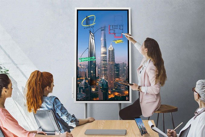 Samsung lança quadro digital Flip para tornar reuniões mais interativas