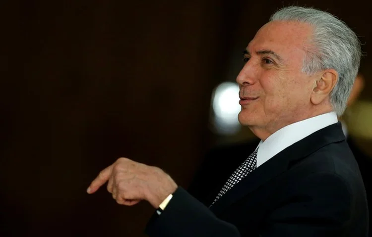 Michel Temer: "Fiquei impressionado como eles veem o país de maneira muito mais otimista do que se vê internamente" (Adriano Machado/Reuters)