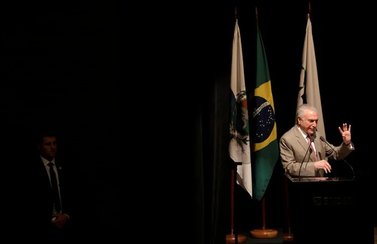 Michel Temer: Essa não e a primeira polêmica a ofuscar a campanha de dois anos do governo. (Ricardo Moraes/Reuters)