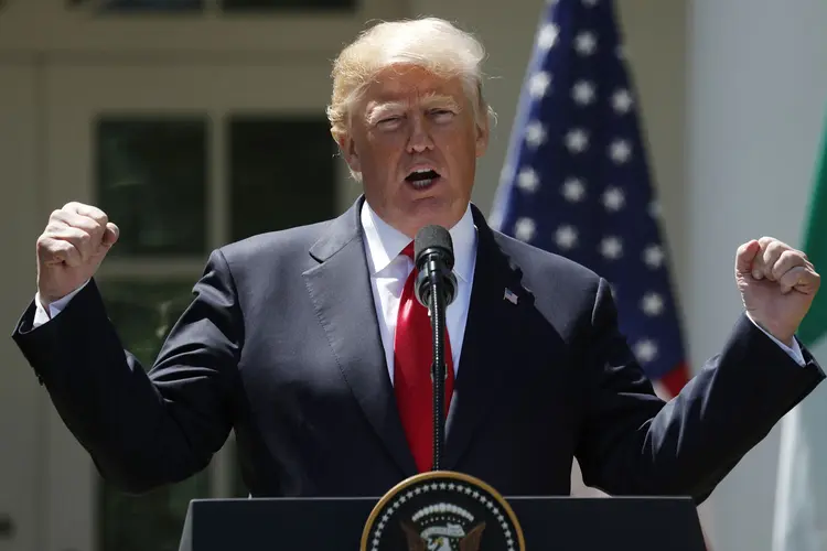 Presidente americano, Donald Trump (Kevin Lamarque/Reuters)