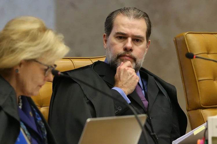 Josê Antônio Dias Toffoli: presidente do STF teria cedido a um "motim judicial" (Valter Campanato/Agência Brasil)