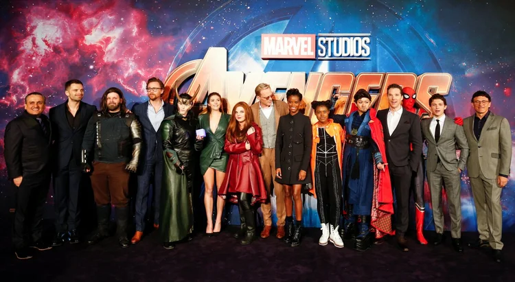 "Vingadores: Guerra Infinita": filme reúne a maior parte dos super-heróis da Marvel em uma batalha de proporções épicas contra Thanos, o mais poderoso vilão já enfrentado (Henry Nicholls/Reuters)