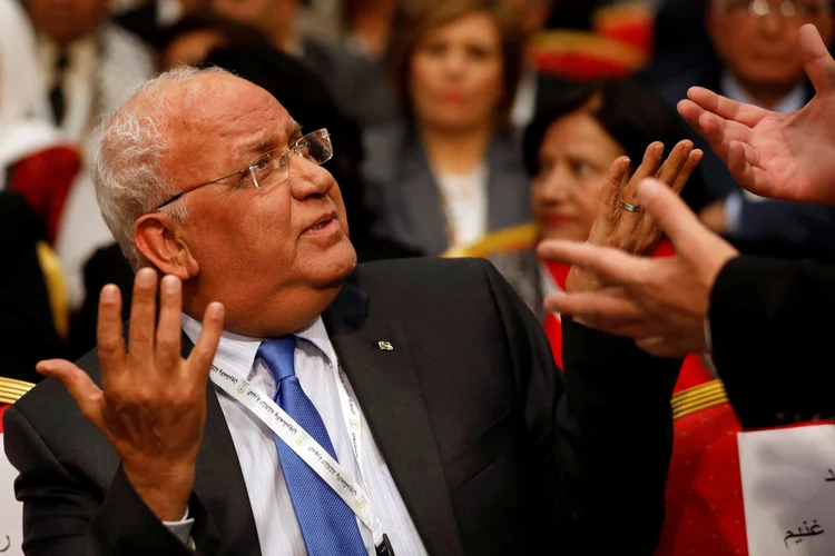 Saeb Erekat: "Estão dando muita força ao extremismo na região" (Mohamad Torokman/Reuters)