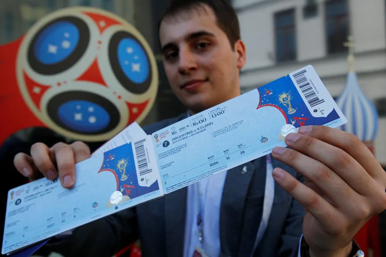 Copa do Mundo 2018: Fifa anunciou nesta terça-feira (5) que depositou uma denúncia contra a página de revenda de ingressos Viagogo (Sergei Karpukhin/Reuters)