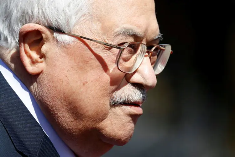 Presidente palestino, Mahmoud Abbas: Foi a terceira vez que Abbas, 82, foi hospitalizado em uma semana (Mohamad Torokman/Reuters)
