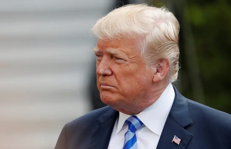 Donald Trump: em resposta sobre negociações para acordo, presidente americano disse que a China ficou "muito mimada" (Leah Millis/Reuters)